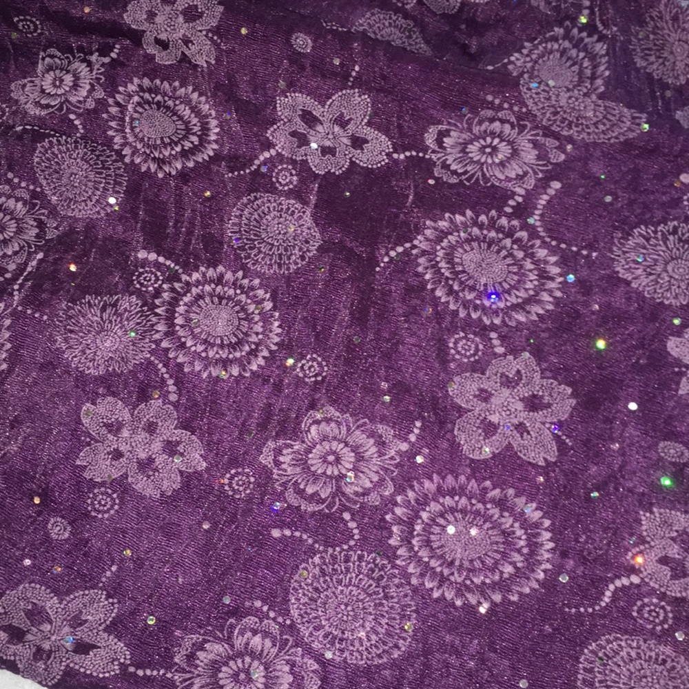 Purple scarf